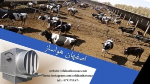 نقش سیستم های رطوبت ساز مه پش در سالن های دامداری در اصفهان